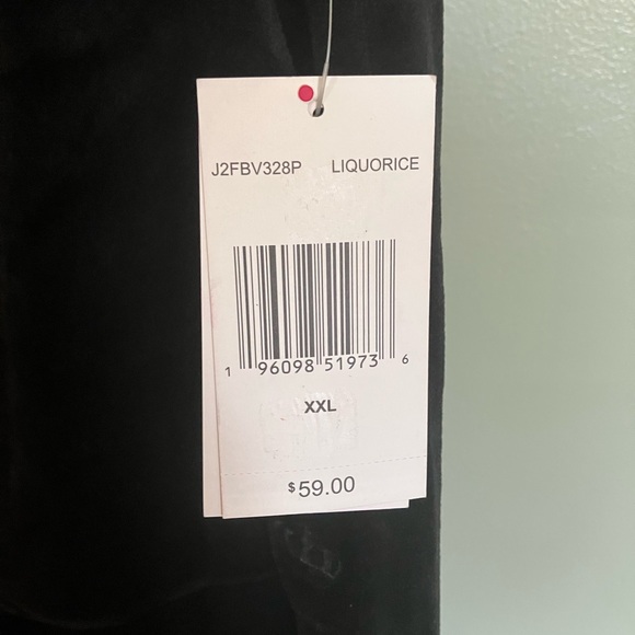 Womens Juicy Black Liquorice Size XXL Pants - Picture 4 of 7